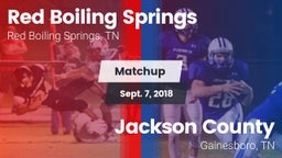 Matchup: Red Boiling Springs vs. Jackson County  2017