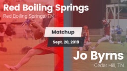 Matchup: Red Boiling Springs vs. Jo Byrns  2019