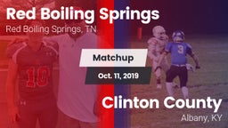 Matchup: Red Boiling Springs vs. Clinton County  2019