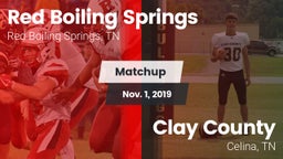 Matchup: Red Boiling Springs vs. Clay County 2019