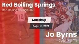 Matchup: Red Boiling Springs vs. Jo Byrns  2020