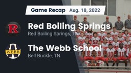 Recap: Red Boiling Springs  vs. The Webb School 2022