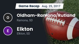 Recap: Oldham-Ramona/Rutland  vs. Elkton  2017