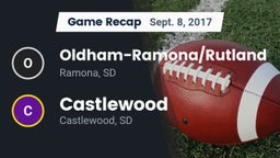 Recap: Oldham-Ramona/Rutland  vs. Castlewood  2017