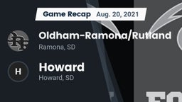 Recap: Oldham-Ramona/Rutland  vs. Howard  2021