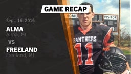 Recap: Alma  vs. Freeland  2016