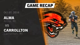 Recap: Alma  vs. Carrollton  2016