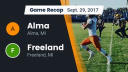 Recap: Alma  vs. Freeland  2017