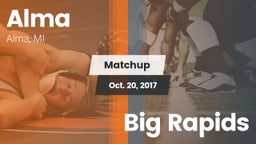 Matchup: Alma vs. Big Rapids 2017