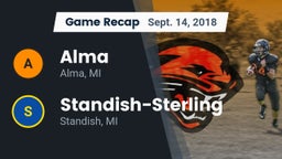 Recap: Alma  vs. Standish-Sterling  2018