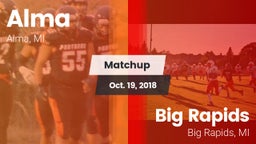 Matchup: Alma vs. Big Rapids  2018