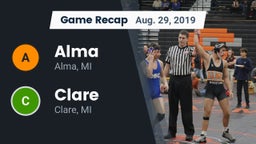 Recap: Alma  vs. Clare  2019