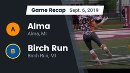 Recap: Alma  vs. Birch Run  2019