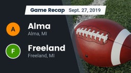 Recap: Alma  vs. Freeland  2019