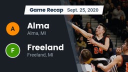 Recap: Alma  vs. Freeland  2020