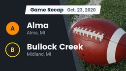 Recap: Alma  vs. Bullock Creek  2020