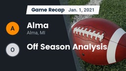 Recap: Alma  vs. Off Season Analysis 2021