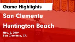 San Clemente  vs Huntington Beach  Game Highlights - Nov. 2, 2019