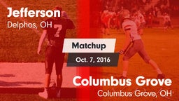 Matchup: Jefferson vs. Columbus Grove  2016
