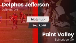 Matchup: Delphos Jefferson vs. Paint Valley  2017