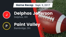Recap: Delphos Jefferson  vs. Paint Valley  2017
