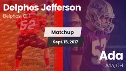 Matchup: Delphos Jefferson vs. Ada  2017
