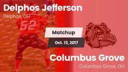Matchup: Delphos Jefferson vs. Columbus Grove  2017
