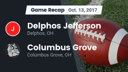 Recap: Delphos Jefferson  vs. Columbus Grove  2017
