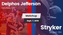 Matchup: Delphos Jefferson vs. Stryker  2018