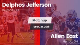 Matchup: Delphos Jefferson vs. Allen East  2018