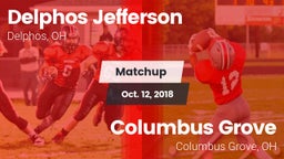 Matchup: Delphos Jefferson vs. Columbus Grove  2018