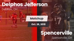 Matchup: Delphos Jefferson vs. Spencerville  2018