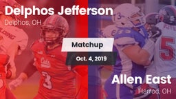 Matchup: Delphos Jefferson vs. Allen East  2019