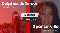 Matchup: Delphos Jefferson vs. Spencerville  2019