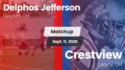 Matchup: Delphos Jefferson vs. Crestview  2020