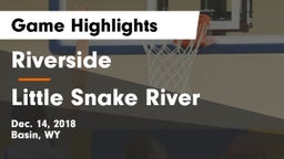 Riverside  vs Little Snake River Game Highlights - Dec. 14, 2018