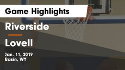Riverside  vs Lovell  Game Highlights - Jan. 11, 2019