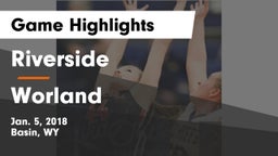 Riverside  vs Worland  Game Highlights - Jan. 5, 2018
