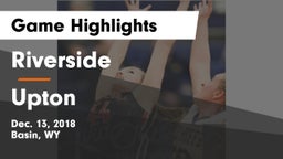 Riverside  vs Upton Game Highlights - Dec. 13, 2018