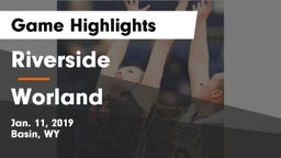 Riverside  vs Worland  Game Highlights - Jan. 11, 2019