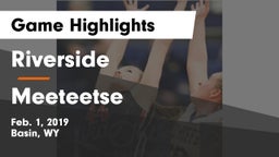 Riverside  vs Meeteetse  Game Highlights - Feb. 1, 2019
