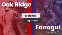 Matchup: Oak Ridge vs. Farragut  2017