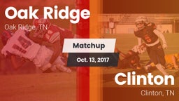 Matchup: Oak Ridge vs. Clinton  2017
