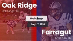 Matchup: Oak Ridge vs. Farragut  2018