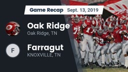 Recap: Oak Ridge  vs. Farragut 2019