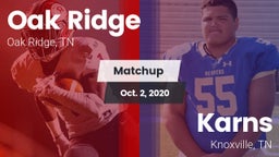 Matchup: Oak Ridge vs. Karns  2020