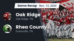 Recap: Oak Ridge  vs. Rhea County  2020
