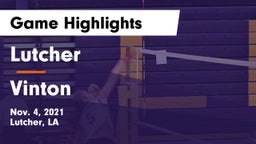 Lutcher  vs Vinton Game Highlights - Nov. 4, 2021