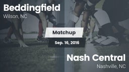 Matchup: Beddingfield vs. Nash Central  2016