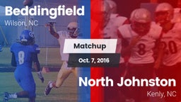 Matchup: Beddingfield vs. North Johnston  2016